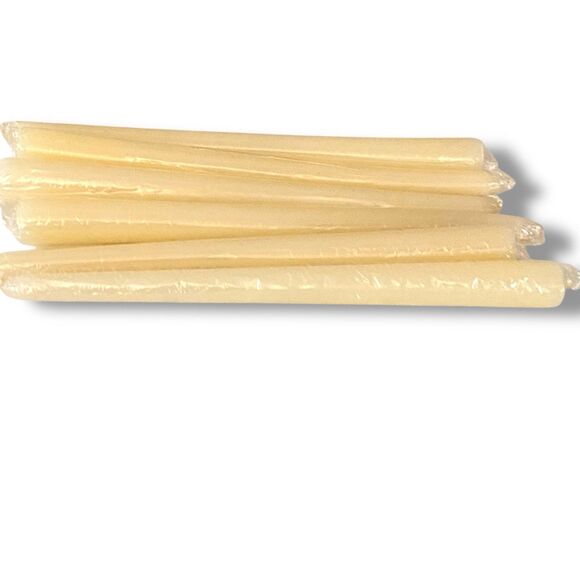 Vintage Brass Wood Candle Snuffer Mariner Six Ivory 10 Inch dinner Candles W/Box - Picture 3 of 10